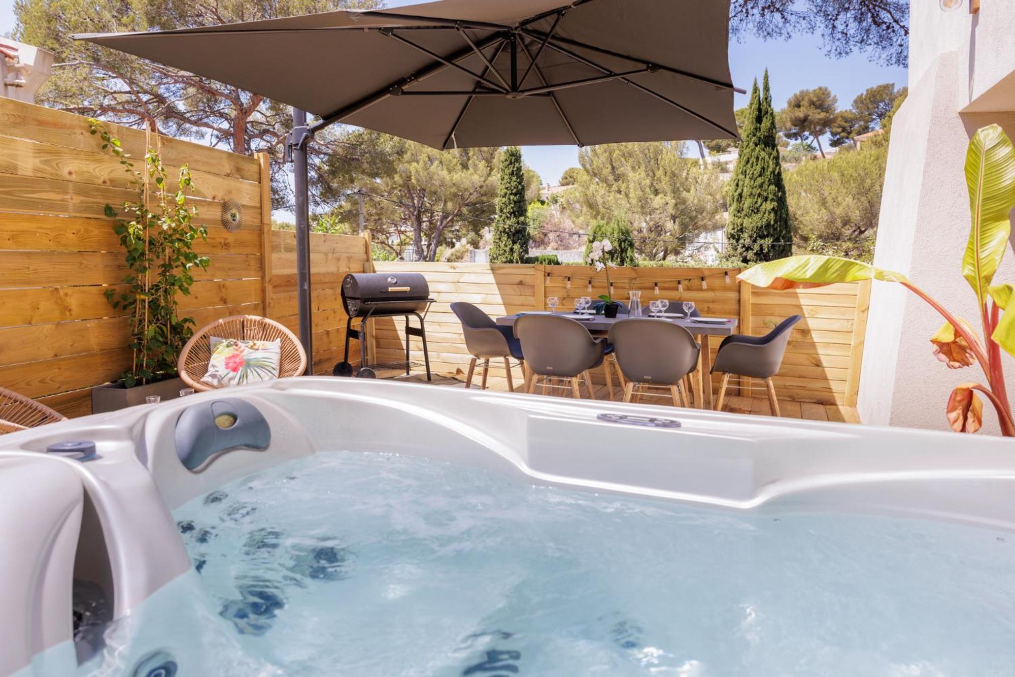 Maison Osmoz En Vau - jacuzzi, clim par Dodo à Cassis Extérieur photo